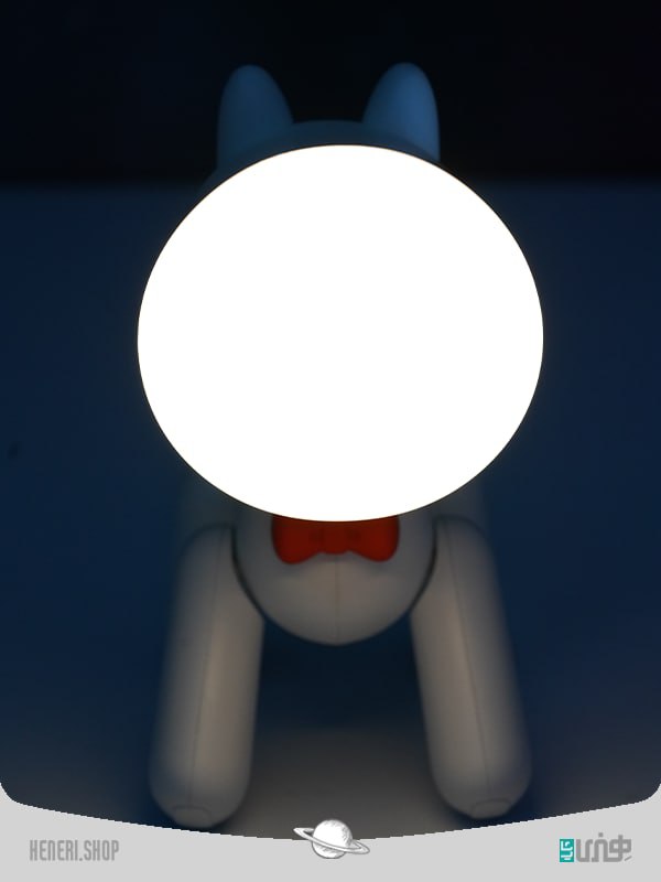 چراغ خواب کارتونی طرح سگ Dog Shape Night Light USB Rechargeable Table Lamp Cartoon