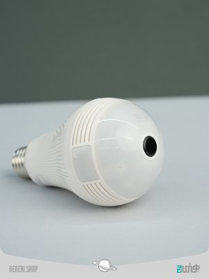 لامپ LED دوربین دار 360 درجه دید در شب 360 degree night vision camera lamp