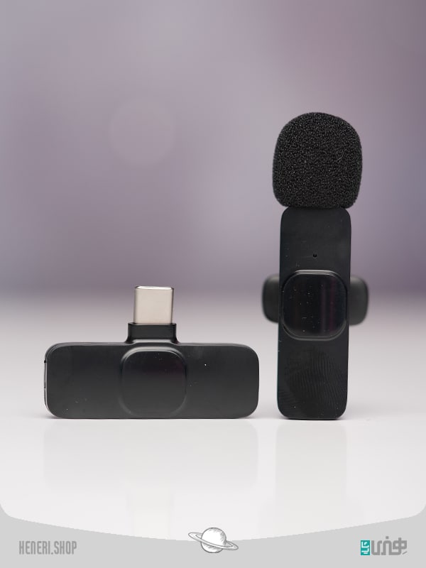 میکروفون بی سیم k8 با قابلیت پخش زنده برای اندروید K8 Wireless Microphone Portable Mini Mic for Android Phone live broadcast