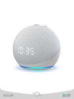 Smart speaker with clock and Alexa echo dot