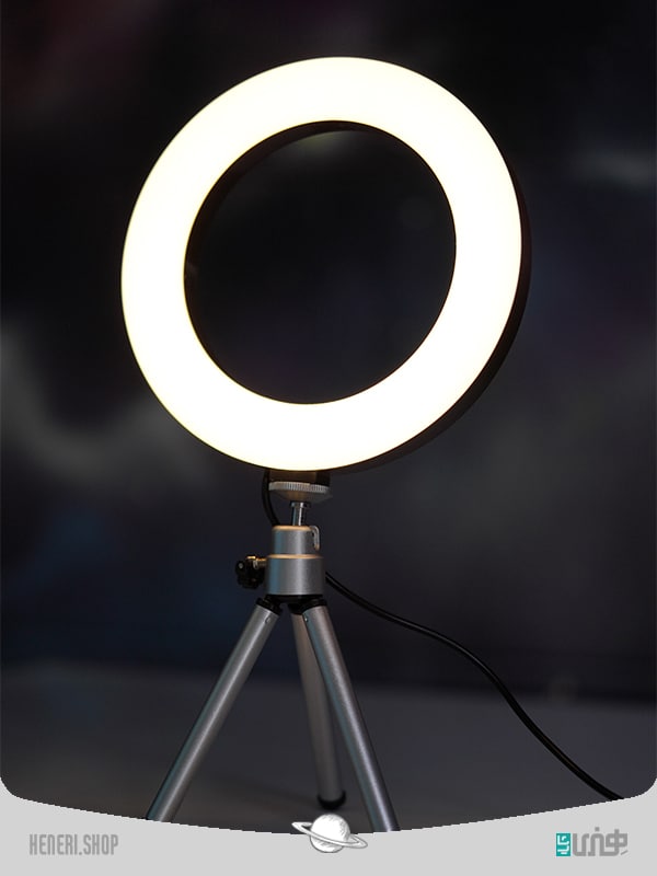 رینگ لایت 6 اینچی 360 درجه 6-inch 360-degree ring light