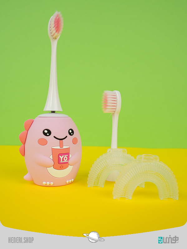 مسواک برقی U شکل کودکان 360 درجه Children's U-shaped electric toothbrush 360 degrees