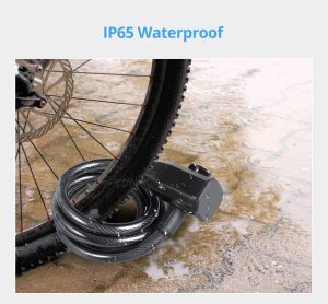 قفل اثرانگشتی دوچرخه و موتور ضدآب Waterproof bicycle fingerprint lock