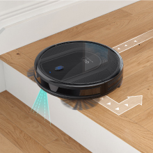  Drop-sensing Safe Upstairs RoboVac uses drop-sensing technology to avoid falling down stairs and off of ledges.