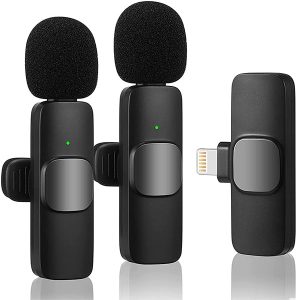 میکروفون k9 پلاس با دو فرستنده k9 plus microphone with two transmitters