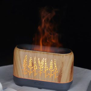 رطوبت ساز و خوشبو کننده محیط با نور شعله Humidifier and air freshener with flame light