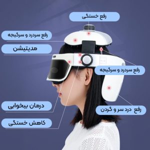 دستگاه ماساژور سر بنگ بنگ چند منظوره دارای فیزیوتراپی Bang bang head massager Brain Adjustable size Multifunctional