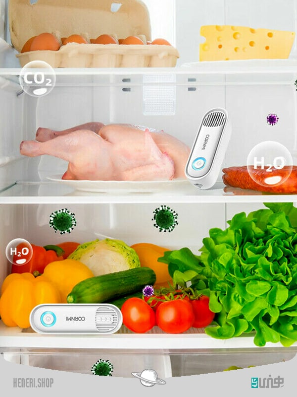 خوشبو کننده و ضدعفونی کننده یخچال refrigerator deodorizer cornmi
