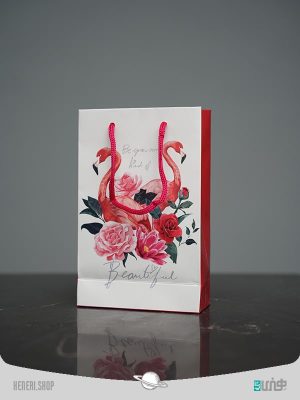 بگ طرح فلامینگوی عاشق Love flamingo design bag