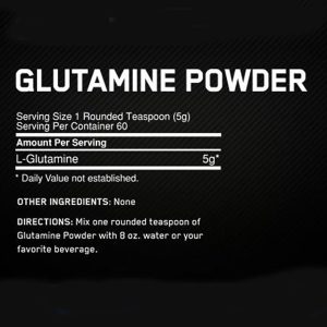 مکمل پودری گلوتامین اپتیموم نوتریشن Optimum Nutrition Glutamine