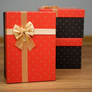 جعبه هدیه مستطیلی قلبی (3 سایز) Rectangular heart gift box