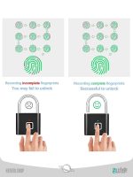 قفل اثر انگشت ضد سرقت Anti-theft fingerprint lock