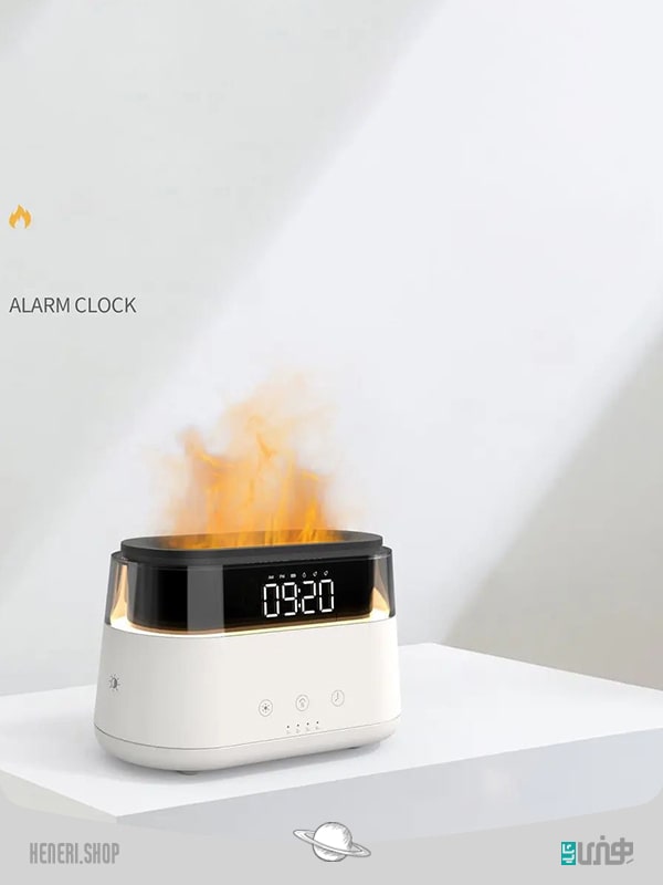 ساعت زنگ دار و خوشبوه کننده محیط Alarm clock and air freshener