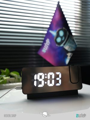 ساعت دیجیتال رومیزی پروژکتور دار Desktop digital clock with projector