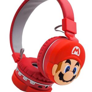 هدفون بلوتوثی طرح ماریو Bluetooth headphones with Mario design