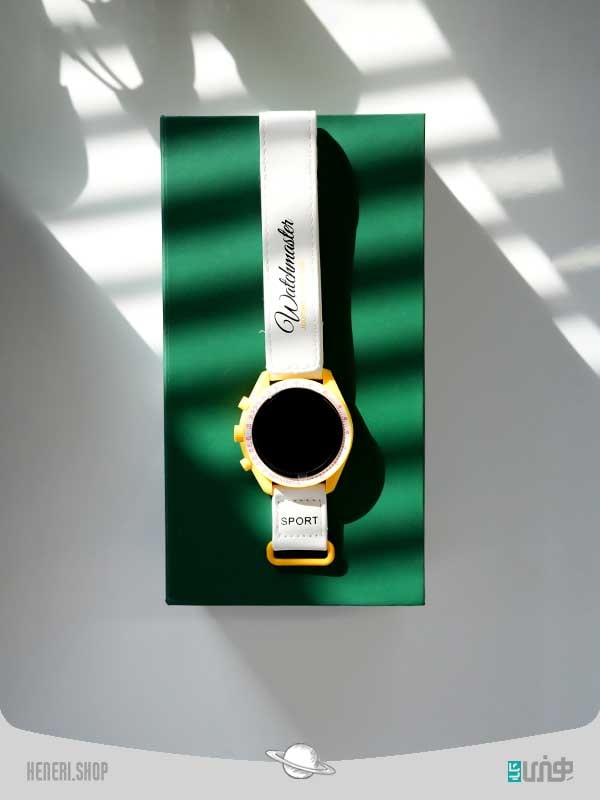 ساعت اومگا هوشمند طرح سیاره گرین لاین Omega smart watch with green line planet design