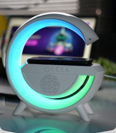اسپیکر RGB دار وایرلس شارژ RGB speaker with wireless charging